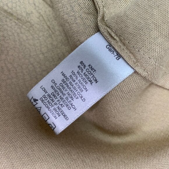 LOGO Lori Goldstein 2X Tunic Top NWT Beaded Ombre Sleeveless Layering - Picture 6 of 9